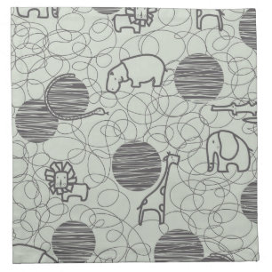 safari animals 1 napkin