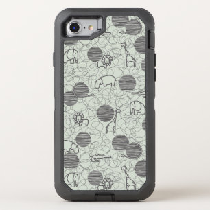 safari animals 1 OtterBox defender iPhone SE/8/7 case
