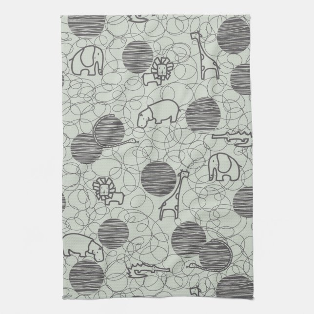 safari animals 1 towel (Vertical)