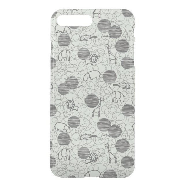 safari animals 1 uncommon iPhone case (Back)