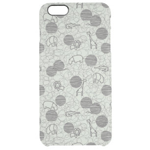 safari animals 1 clear iPhone 6 plus case