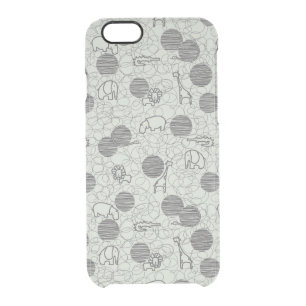 safari animals 1 clear iPhone 6/6S case