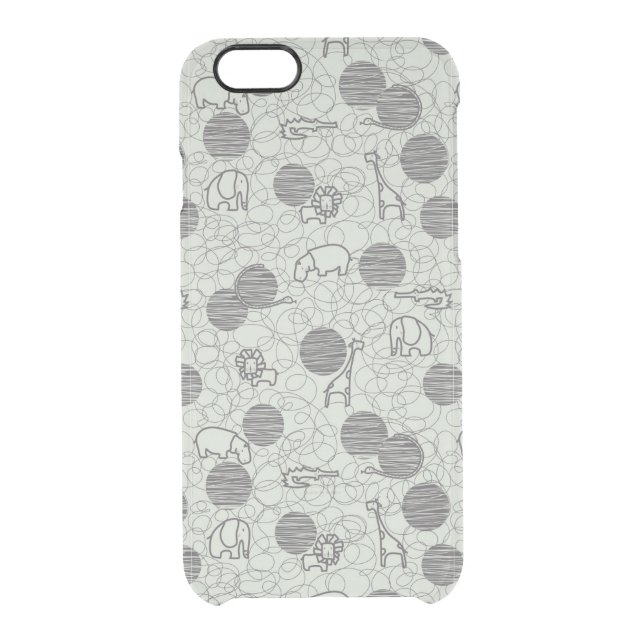 safari animals 1 uncommon iPhone case (Back)