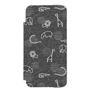 safari animals 5 wallet case for iPhone SE/5/5s