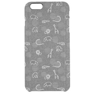 safari animals 5 clear iPhone 6 plus case