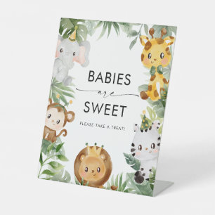 Safari Animals Babies Are Sweet Sign