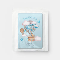 Safari Animals Balloons Blue Boy Baby Shower