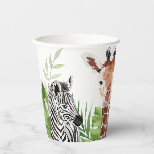 Safari Animals Birthday  Paper Cups
