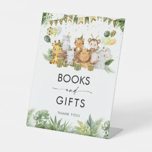 Safari Animals Books And Gifts Sign