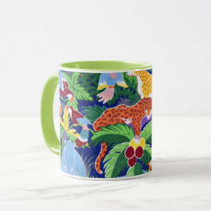 Safari Animals, colorful pattern, Mug