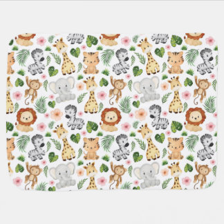 Safari Animals - Cute safari baby animals Blanket