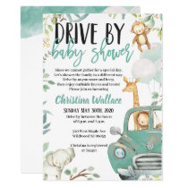 Safari Animals Drive By Baby Shower Invitations Safari Animals Drive By Baby Shower Invitations