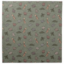 Safari Animals (Elephant, Giraffe, Croc & Rhino)