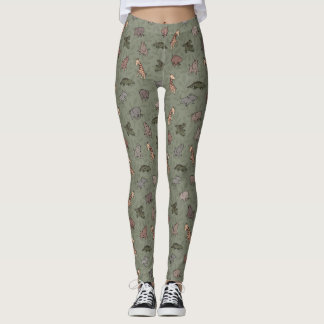 Safari Animals (Elephant, Giraffe, Croc & Rhino) Leggings