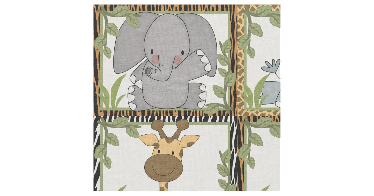 Safari Animals Fabric Zazzlecom Jungle fabric safari king prestigious textiles curtain pattern dunlop james fabrics sanderson graham scrapbook sample request choisir tableau un essentials