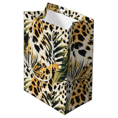 Safari Animals Fur Prints Patterns Exotic Boho Medium Gift Bag