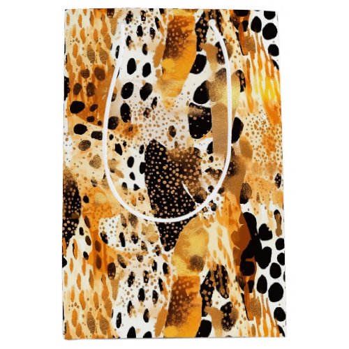 Safari Animals Fur Prints Patterns Exotic Modern Medium Gift Bag