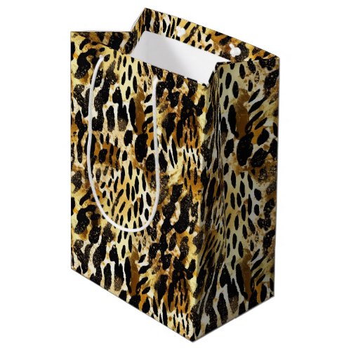 Safari Animals Fur Prints Patterns Exotic Modern Medium Gift Bag