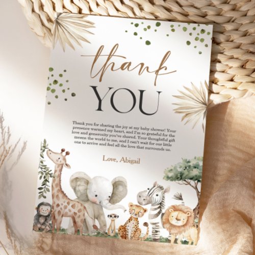 Safari Animals Gender Neutral Baby Shower