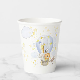 Safari Animals in  Hot Air Balloon Cups