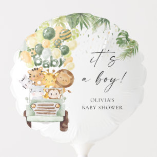 Safari Animals It's A Boy Balloon