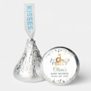 Safari Animals, Jungle, Wild Animals, Baby Shower Hershey®'s Kisses®