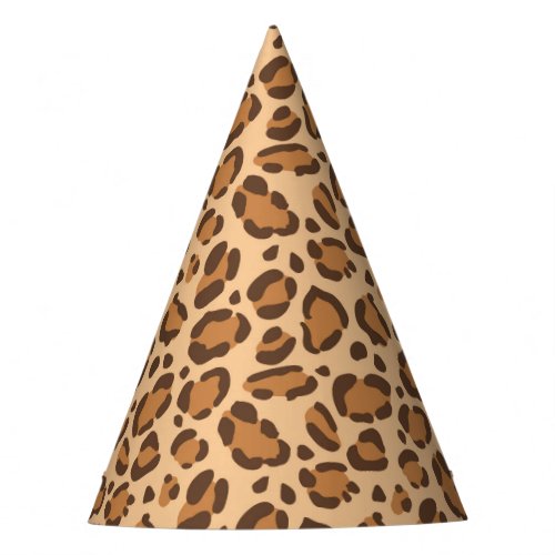 Safari Animals Leopard Birthday  Party Hat