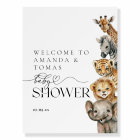 Safari Animals Modern Baby Shower