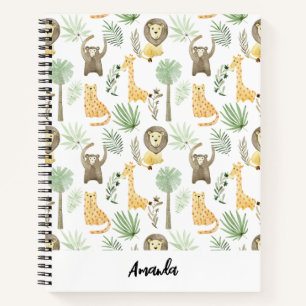 Safari animals  notebook