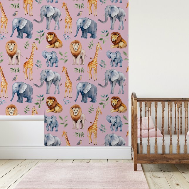 Safari Animals Nursery Child's room Wallpaper (Creator Uploaded)