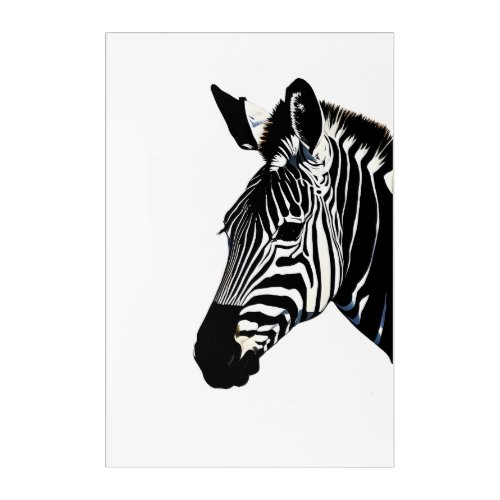 Safari Animals Nursery Room Wall Art _ Zebra
