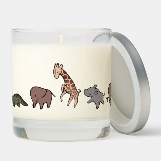 Safari Animals Scented Jar Candle