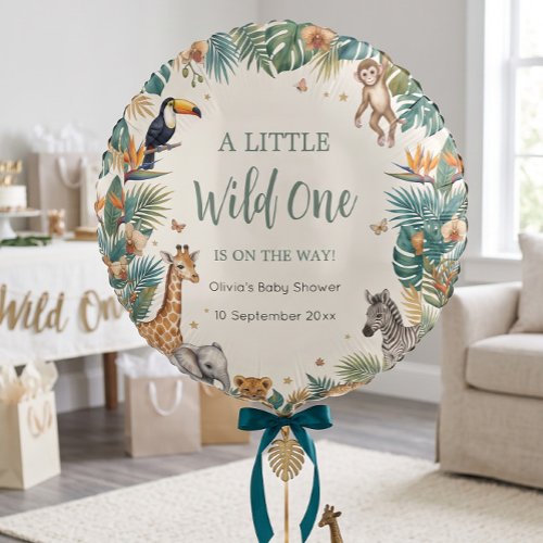 Safari Animals | Tropical Animals Baby Shower Balloon