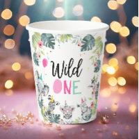 Safari Animals Two Wild Birthday Pink Girl 