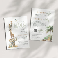 Safari Animals "Wild One" | All in One Baby Shower