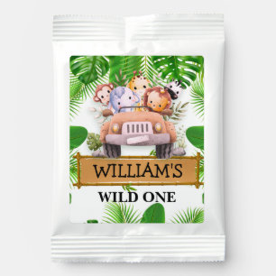 Safari Animals Wild One JUNGLE Birthday Margarita Drink Mix