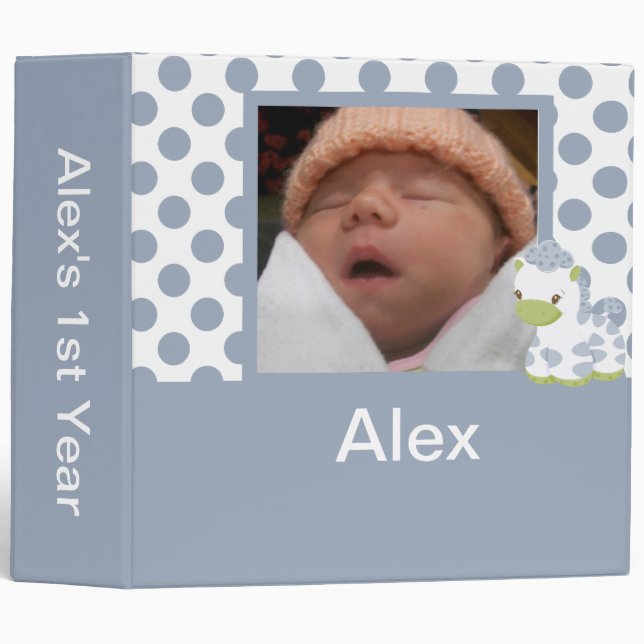 Safari Babiez 2 inch Binder Boy (Front/Spine)