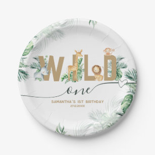 Greenery Large Paper Plates, Mardel