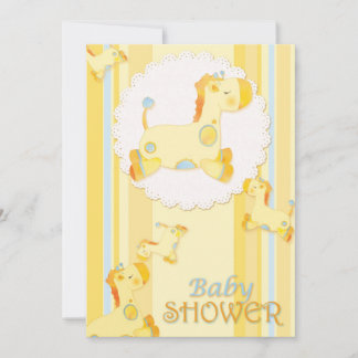 Safari Baby Giraffe Baby Shower Invitation
