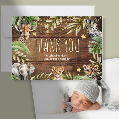 Safari Baby Shower Baby Animals Photo