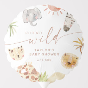 SAFARI Baby Shower Balloon