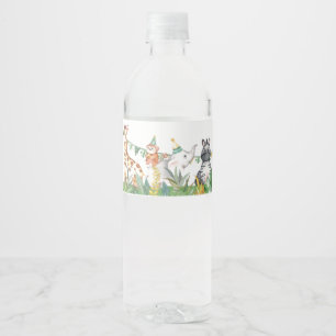 Safari Baby Shower Beverage Label Set