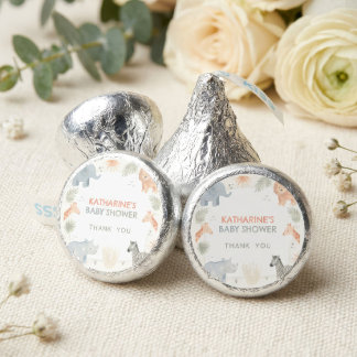 Safari Baby Shower Favor Wild One Hershey Kiss