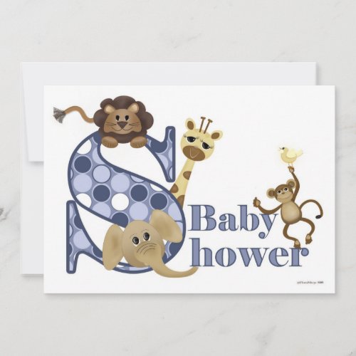 Safari Baby Shower Invitation