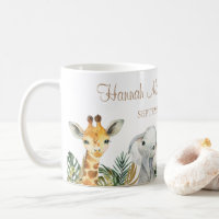 Safari Baby Shower Mug Party Favor