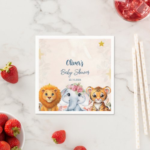 Safari Baby Shower Napkins