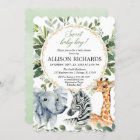 Safari baby shower, Sweet baby boy jungle animals