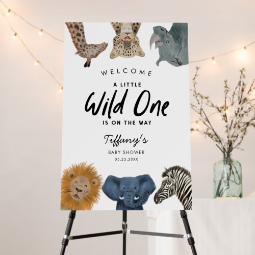 Safari Baby Shower Welcome Sign