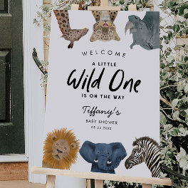Safari Baby Shower Welcome Sign