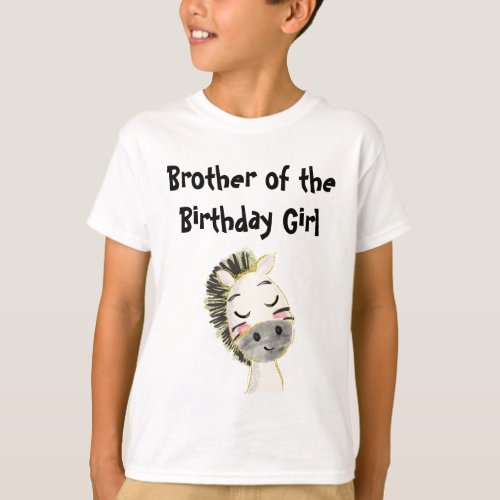 Safari Birthday Brother T_Shirt